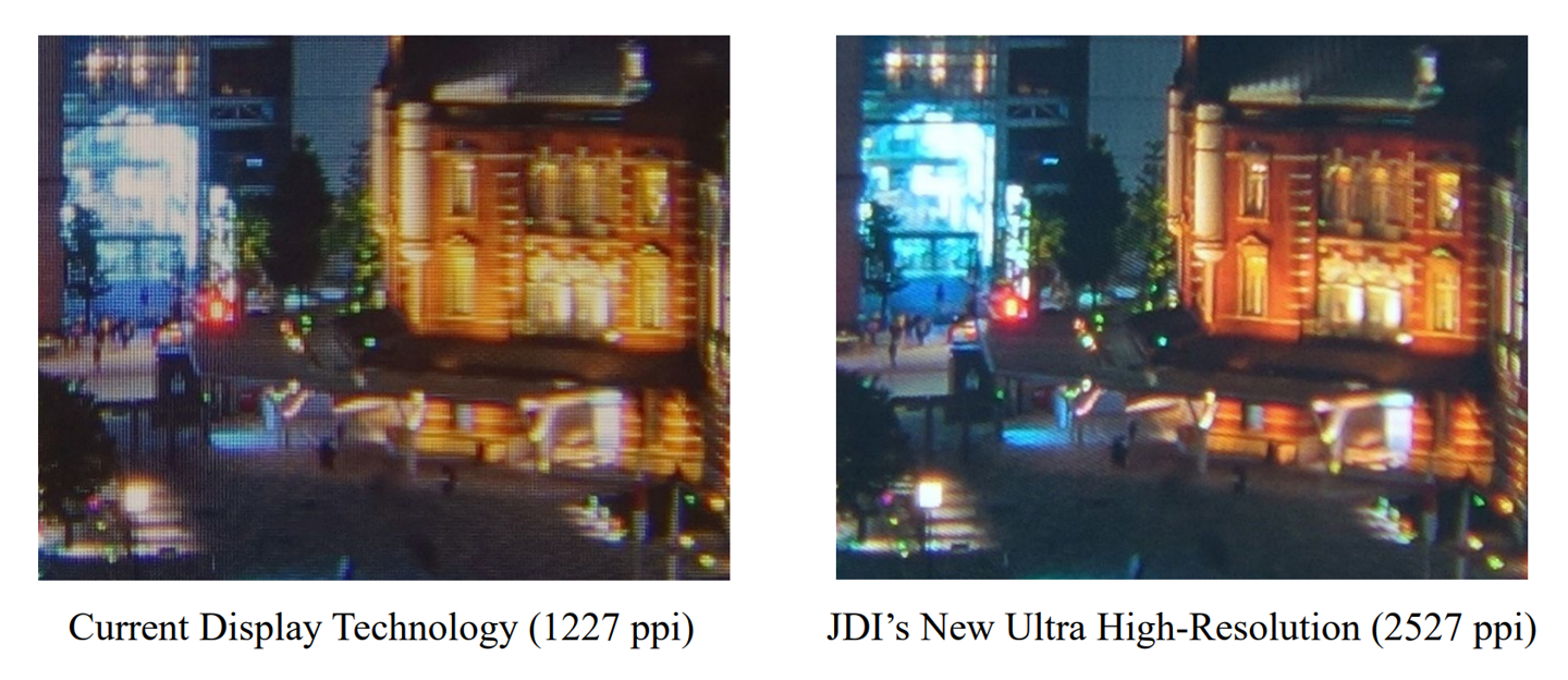 日本JDI成功开发全球最高分辨率屏幕 称将有助低成本VR设备